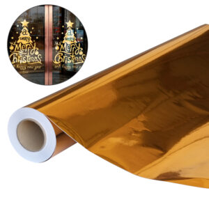 PVC Printable Mirror Bright Gold Film